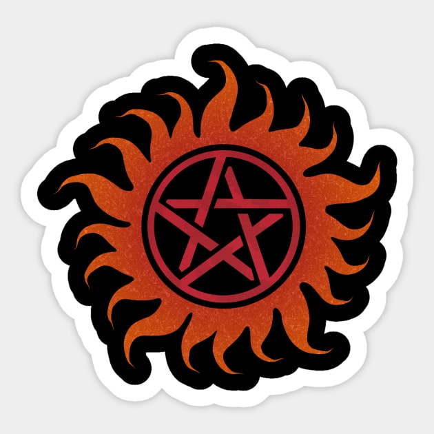 Anti-Possession Ward Sticker by Crossroads Digital